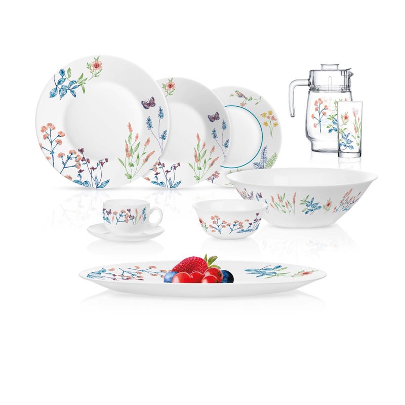 Luminarc Temp Essence Isaure Glass Dinner Set, 46 pcs, V4737