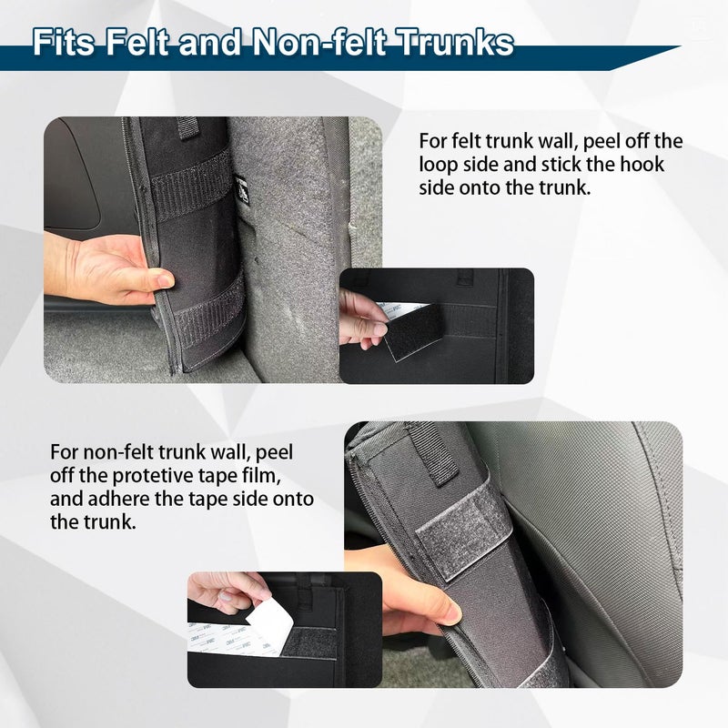 MARKSIGN Deluxe Car Trunk Organizer, Detachable Backseat Hanging Organizer Storage Modules with Built-in Cooler for Car Small SUV, Patent Pending - Image 5