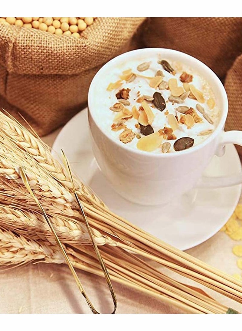 KASTWAVE ملاقط طعام كستنلستيل 10 قطع، ملاقط حلوى صخرية، ملاقط صغيرة مربعة لمناسبات الشاي، بار القهوة، مطبخ - Image 5