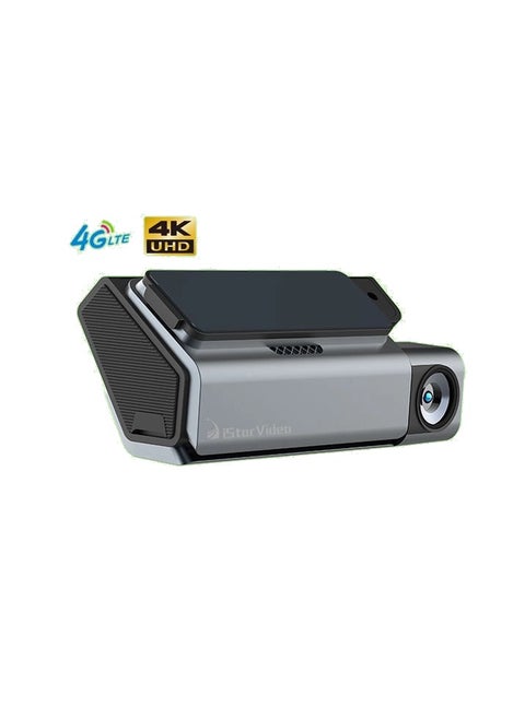 4G LTE Sim Dash Cam, 4K Front UHD WDR Camera and Rear Camera, 4G Remote Monitoring, Real-time GPS Tracking, Anti-Theft, Geo-Fence Alarm supports upto 512GB micro SD Card