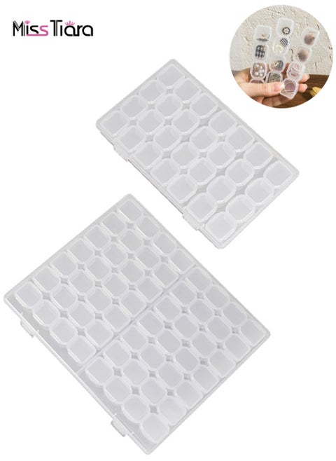 Multifunctional Portable Transparent Jewelry Box Earrings Necklace Ring Anti-oxidation Jewelry Box Transparent Storage Box