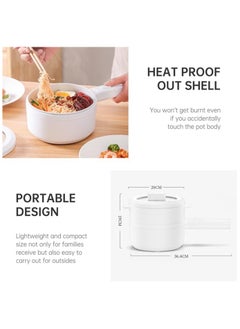 Generic 800W Mini Electric Cooker - Portable Personal Hot Pot with Auto Shut-Off & Overheat Protection  - Image 2