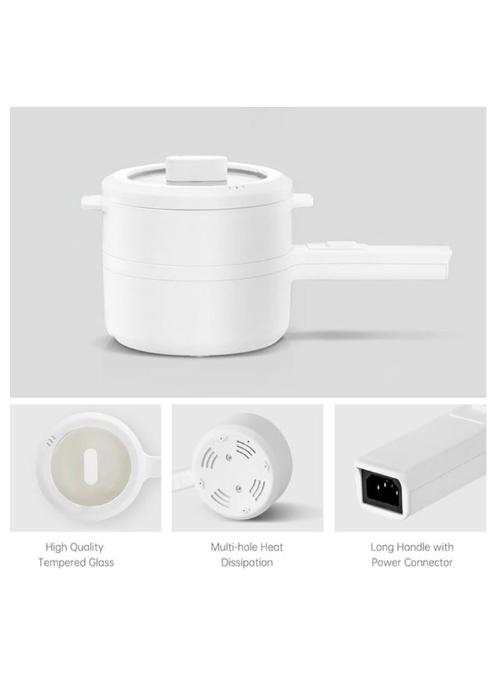 800W Mini Electric Cooker - Portable Personal Hot Pot with Auto Shut-Off & Overheat Protection  - Image 4