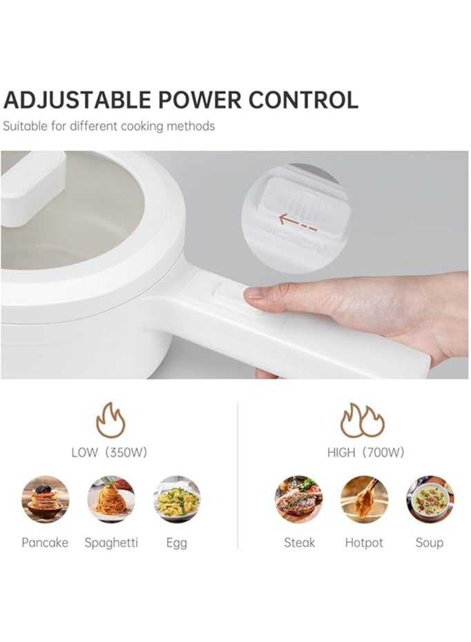 800W Mini Electric Cooker - Portable Personal Hot Pot with Auto Shut-Off & Overheat Protection  - Image 5