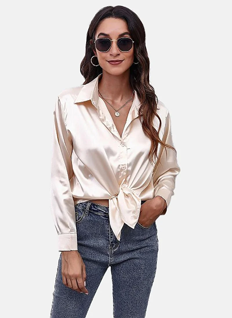 YUNIQEE Pink Solid Slim Fit Shirt
