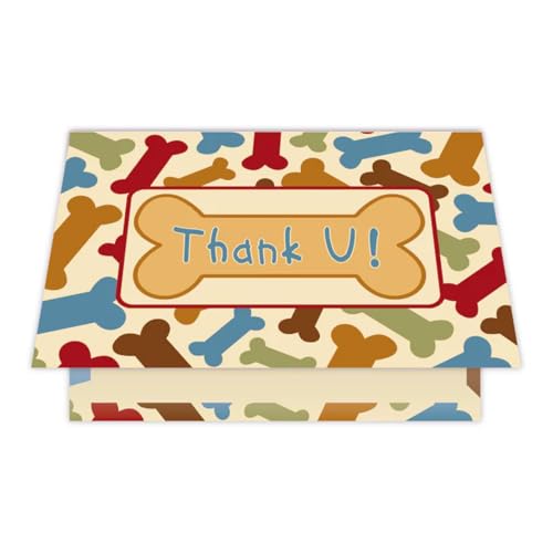 Dog Speak "Thank U!" Pet Thank You Greeting Card – Appreciation Card for Pet Lovers - Image 1