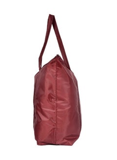 Kuber Industries Kuber Industries Multiuses Polyster Storage Bag|1 Small Pocket & Handle |Shopping Bag|Tote Bag|Cloth Bag |Size 56 x 18 x 47 (Maroon)-47KM01255  - Image 3
