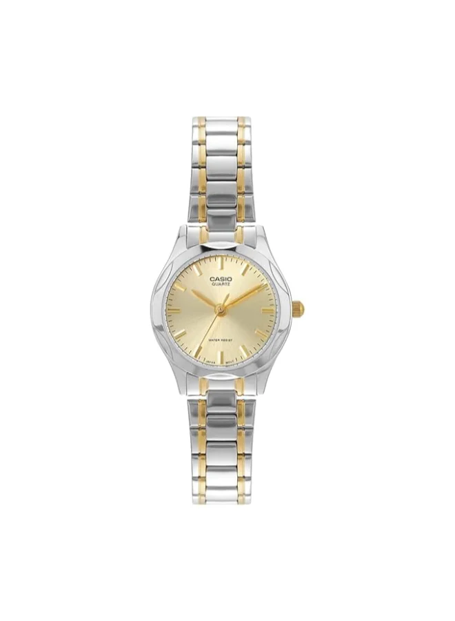 CASIO Women's Stainless Steel Analog Watch LTP-1275SG-9A - 25 mm