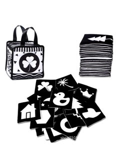 Generic Baby Cloth Book Early Education Baby Tearable Can Bite Hand Tear Book Young Children 0-12 Months Educational Toys-Color: Handbag  - Image 2