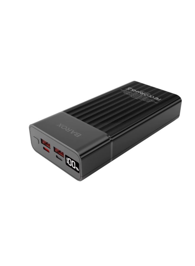 باروكس باور بانك باروكس 20000mAh: شحن سريع PD بقوة 22.5W، تصميم محمول ومؤشر رقمي. - Image 5
