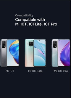 سبايجن واقي الشاشة الزجاجي GLAStR لهاتف Xiaomi Mi 10T و Mi 10T Pro - غطاء كامل  - Image 2