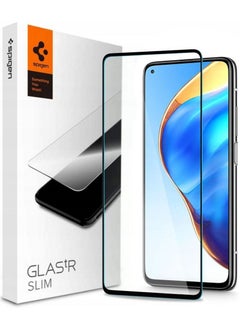 سبايجن واقي الشاشة الزجاجي GLAStR لهاتف Xiaomi Mi 10T و Mi 10T Pro - غطاء كامل  - Image 1
