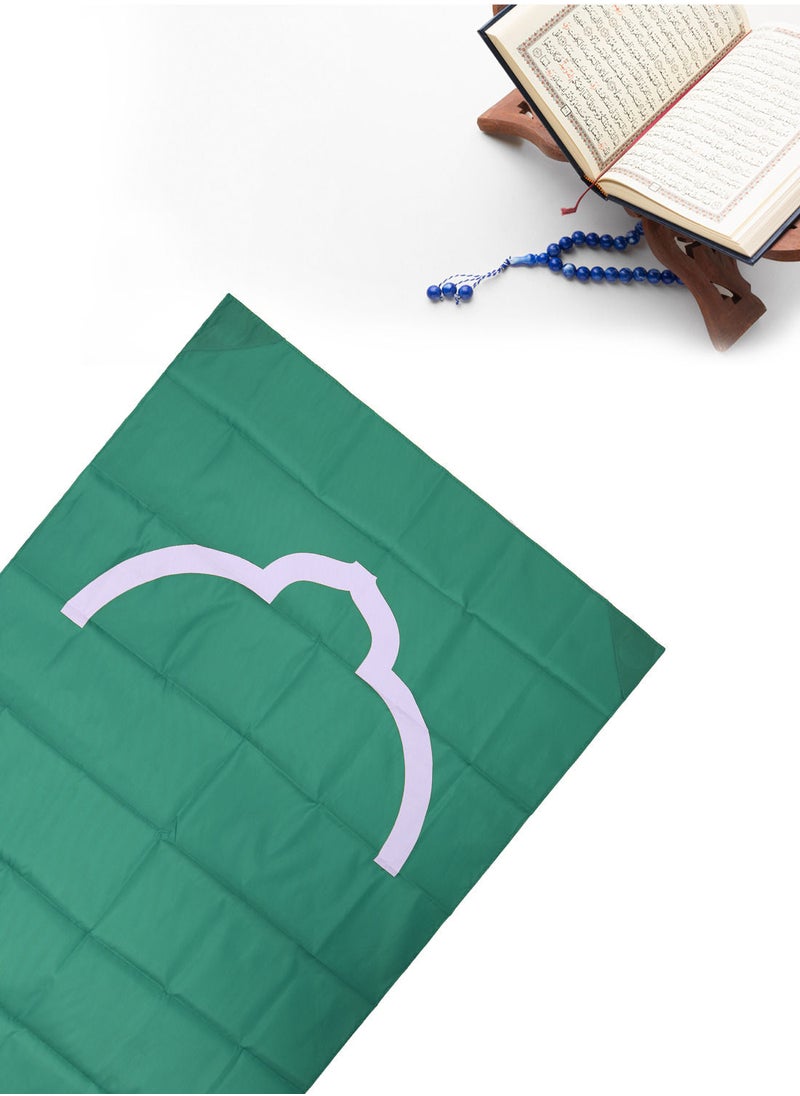 NOOR-1 - Portable Steady Pocket Prayer Mat Musalla for Islamic Prayer Travel Friendly Prayer Rug with Carry Pouch and Qibla Finder - Image 1