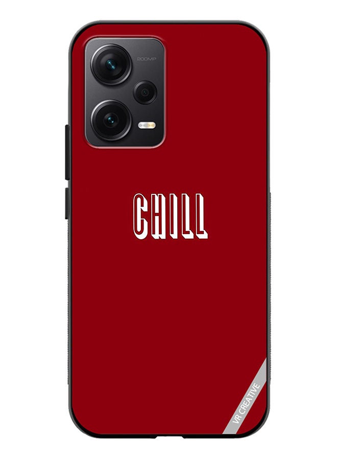 VR CREATIVE Protective Case Cover For Xiaomi Redmi Note 12 Discovery Chill In Red Design Multicolour - Image 1