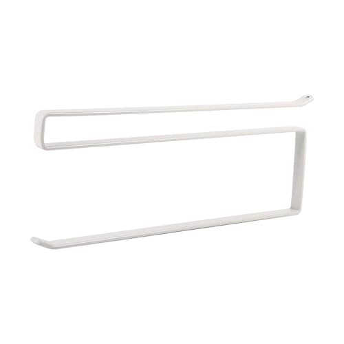 Craftland Wrought Iron Metal Over The Cabinet Door Tissue Paper/Towel/Roll/Napkin Holder/Dispenser for Kitchen Bathroom and Dining Table (White Set of 2) - Image 4