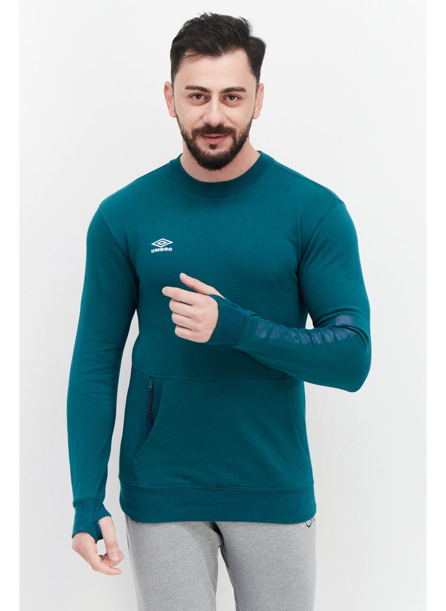 Men Sportswear Fit Long Sleeve Running Sweatshirt, Green - pzsku/Z2C9E18F8A4CC74A46F1CZ/45/_/1726108987/1a0afc09-fe41-4224-9ef7-8db9da76fe06