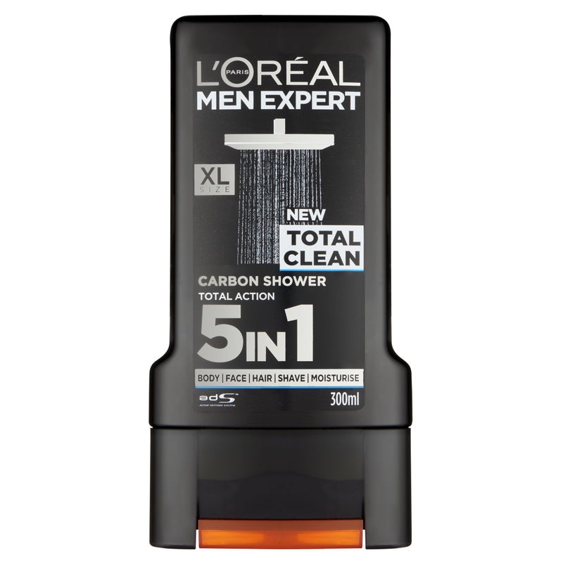 L'Oréal Men Expert Total Clean Shower Gel, 300ml