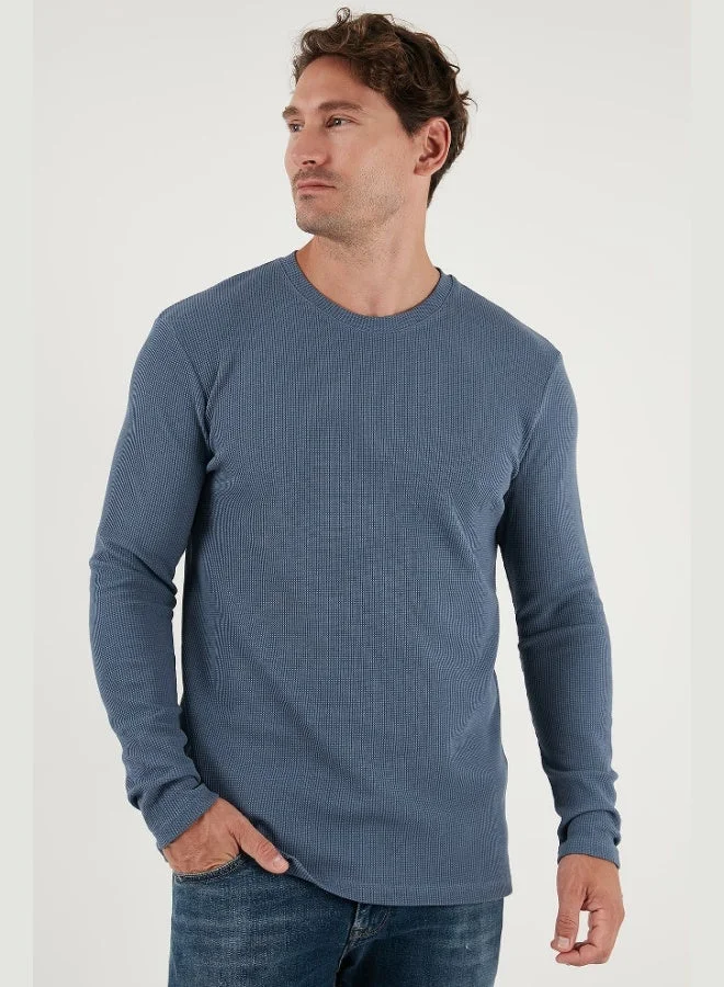 Buratti  Buratti Cotton Crew Neck Slim Fit Basic Sweat Men's SWEAT 5905073S2 for Men | Best Price UAE