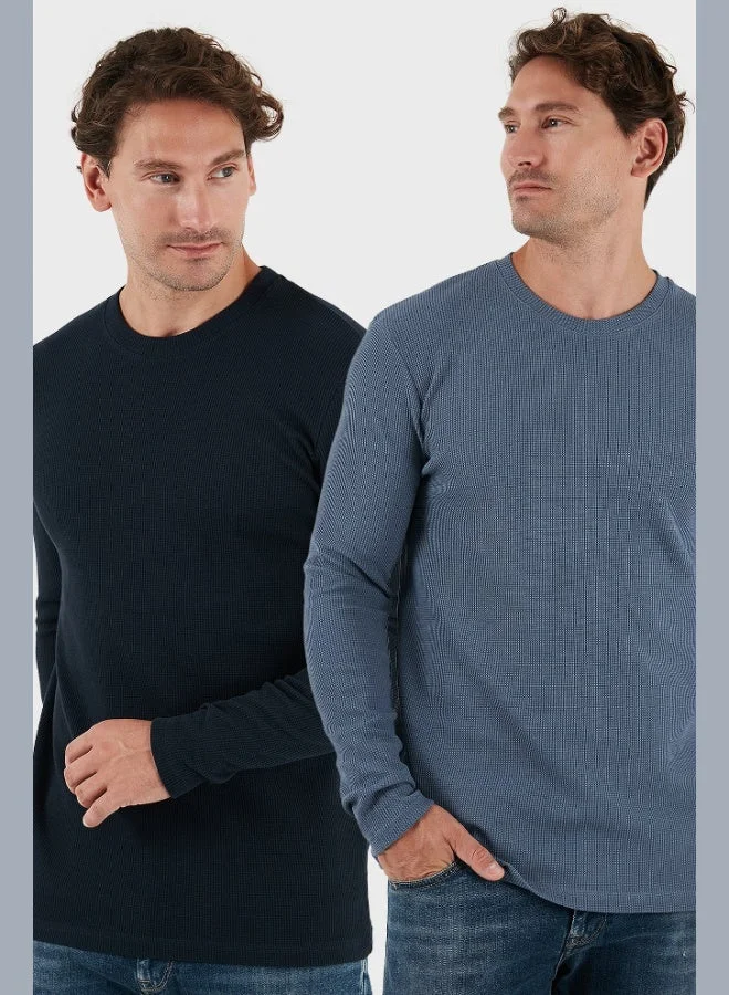 Buratti Cotton Crew Neck Slim Fit Basic Sweat Men's SWEAT 5905073S2