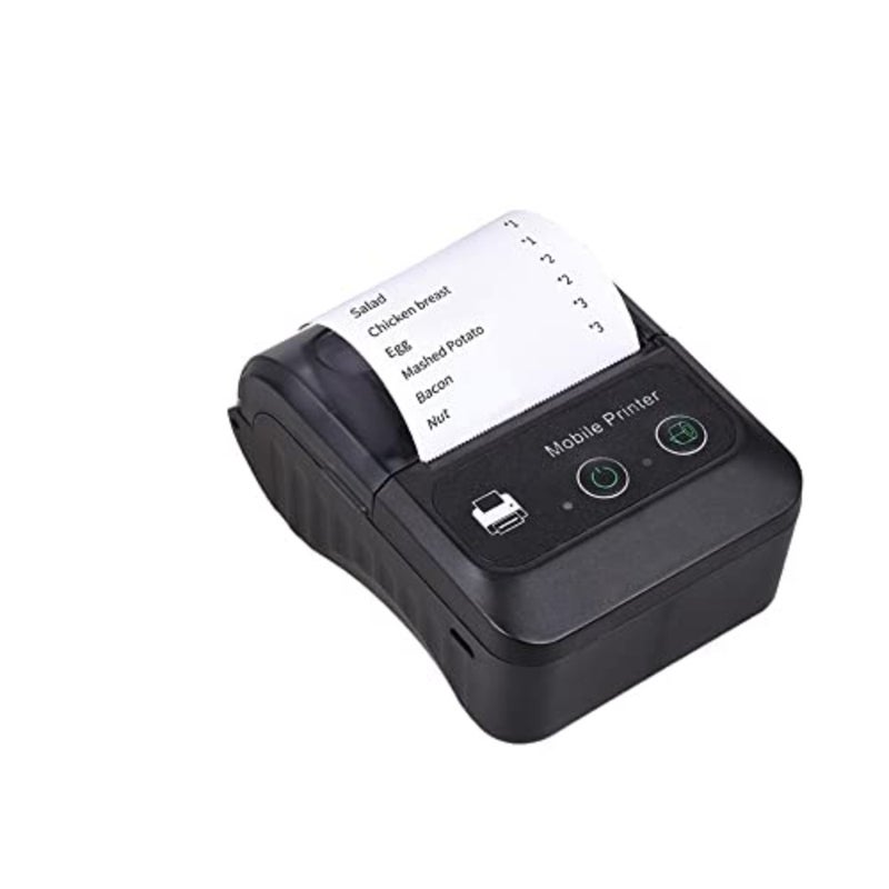 جهاز لابل ماكين محمول محمول للهواتف الحرارية Printer 58mm Mini Size To Carry On Works Handheld Wireless Bluetooth Printerable Bluetooth Label Printer for Storage - Image 1