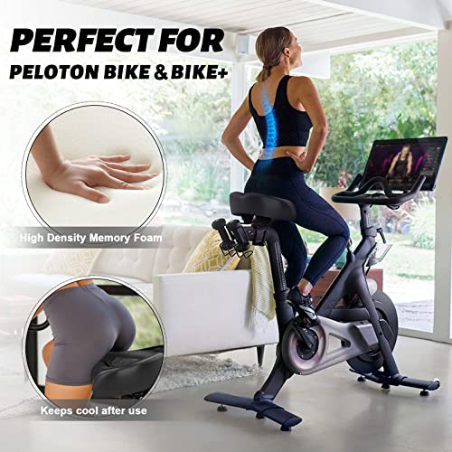 Twomaples Bicycle Seat, Bike Seat for Women Men Extra Comfort Wide, Oversized Comfortable Seats Saddle for Peloton Bikes, Fit for Exercise Bikes, Electric Bikes, Mountain Bikes, Cruiser Bikes - Image 3