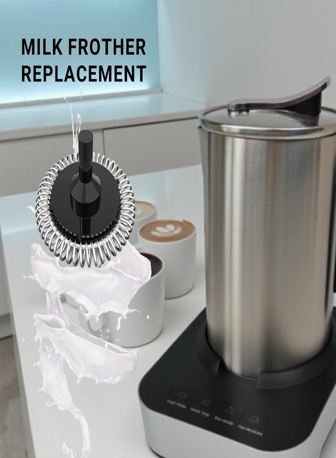 FunLavie Milk Frother Parts for FUNLAVIE, Stainless Steel ABS Material Milk Frother Replacement Whisk Accessories Compatible with Funlavie FMu120 Series (FMu120-1/FMu120-2) - Image 3