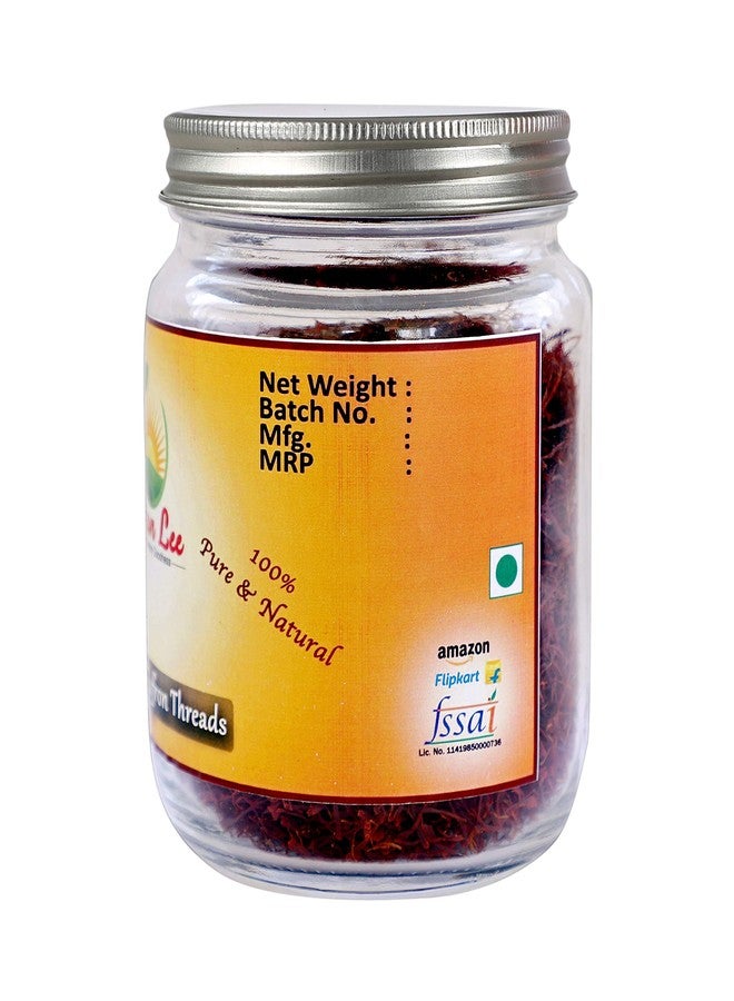 Dawn Lee Kashmiri Saffron Threads 1g (0.035 oz) | Premium Grade Mongra Kesar | Long Strands | Pure Zafran from Kashmir | Natural Aromatic Spice for Cooking & Beverages - Image 2