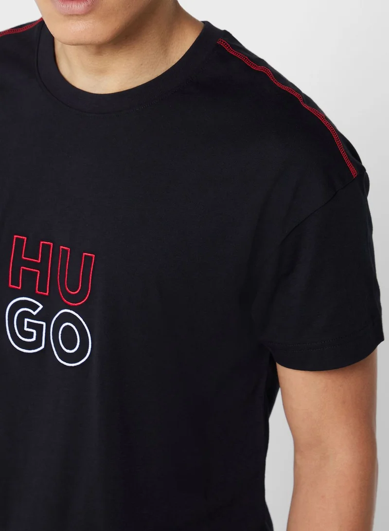 HUGO Logo Crew Neck T-Shirt