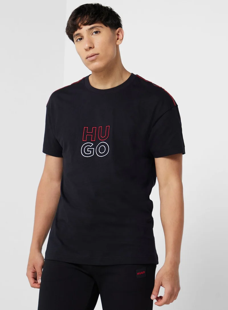HUGO Logo Crew Neck T-Shirt