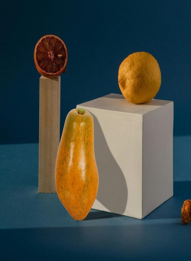 Hemobllo Realistic Artificial Papaya Model PU Glue Lightweight Fruit Decoration for Home Kitchen Party Photography Prop with Vivid Texture and Fine Workmanship - Image 5