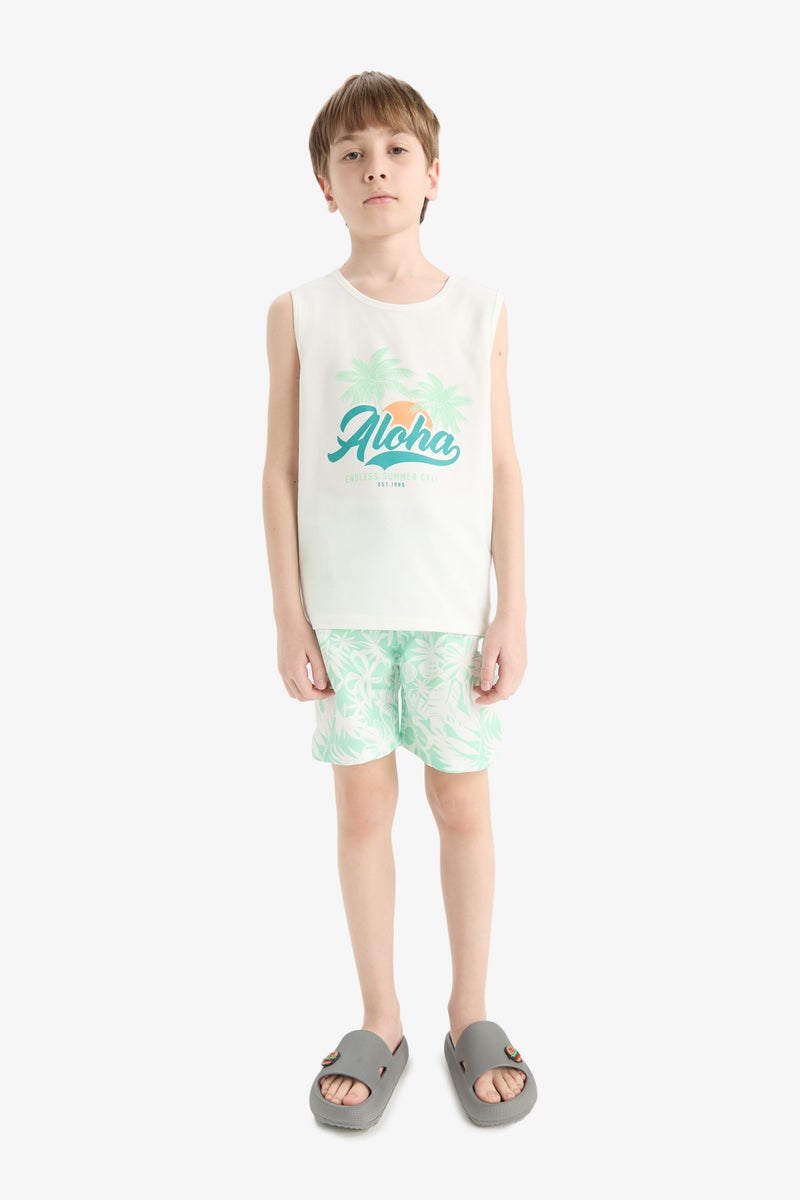 DeFacto Boy 2 piece Regular Fit Floral Set  - Image 1