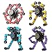 Gokeey Transformable Fidget Spinners Toys 4 Pcs for Kids and Adults Stress Relief Sensory Toys for Boys and Girls Age 813 Fingertip Gyros Party Favors Birthday Gifts for Teens Road Trip Travel Toy - Image 2