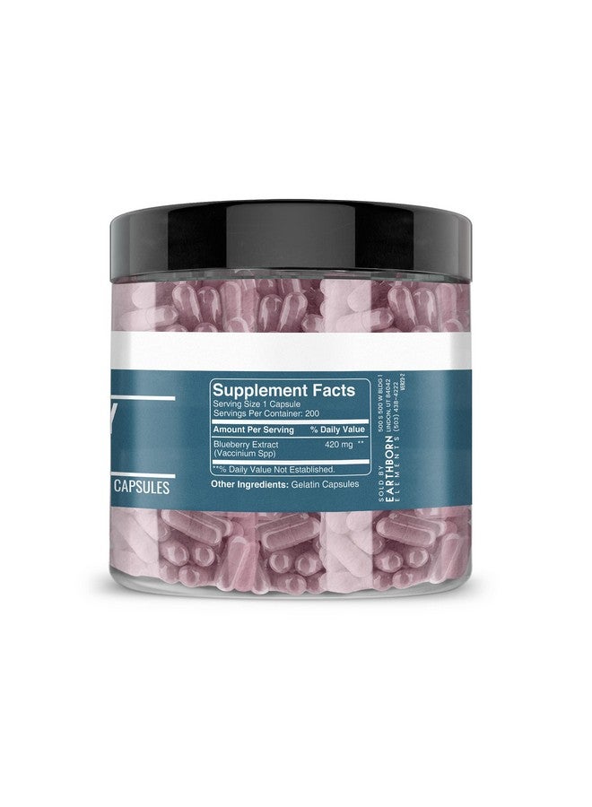 Earthborn Elements Blueberry 10:1 Extract Capsules, Pure & Undiluted, No Additives - Image 4