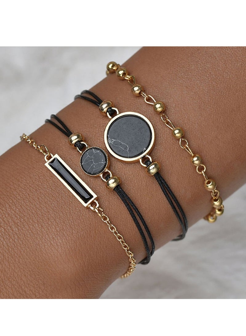 5PCS Stylish beautiful Ladies Watch Bracelet ，Charming and elegant holiday gift women's Watch Set  - Image 2