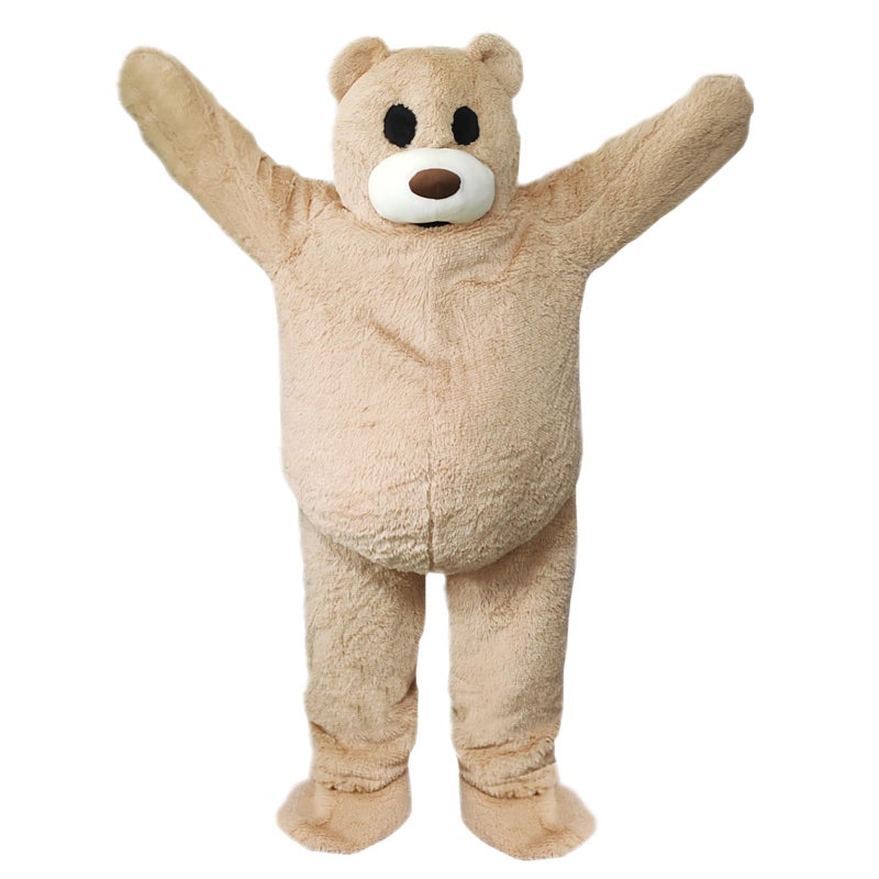 Erkangsm Bear Mascot Costume, Dancing Bear Costume, Giant Plush Bear Costume, Christmas Costumes for Adults, 73 inches - Image 4