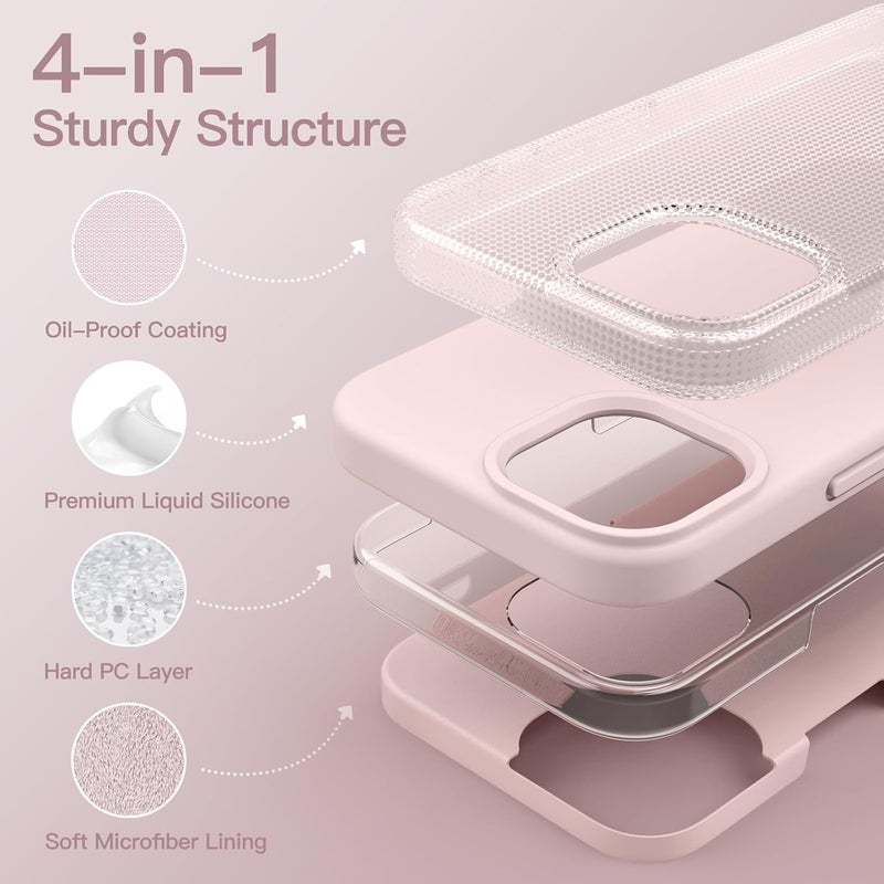 for iPhone 13 - Pink, Full-Body Protective Cover - Image 3