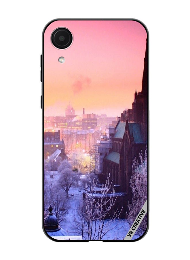 VR CREATIVE Protective Case Cover For Samsung Galaxy A03 Core Quebec Winter Design Multicolour - Image 1