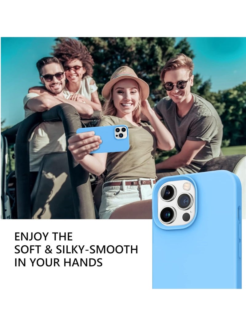 BORTONY iPhone 14 Pro Case Cover Liquid Silicone Anti Scratch Anti Fingerprint Soft Silky Touch Shockproof Protective Cover - Image 4