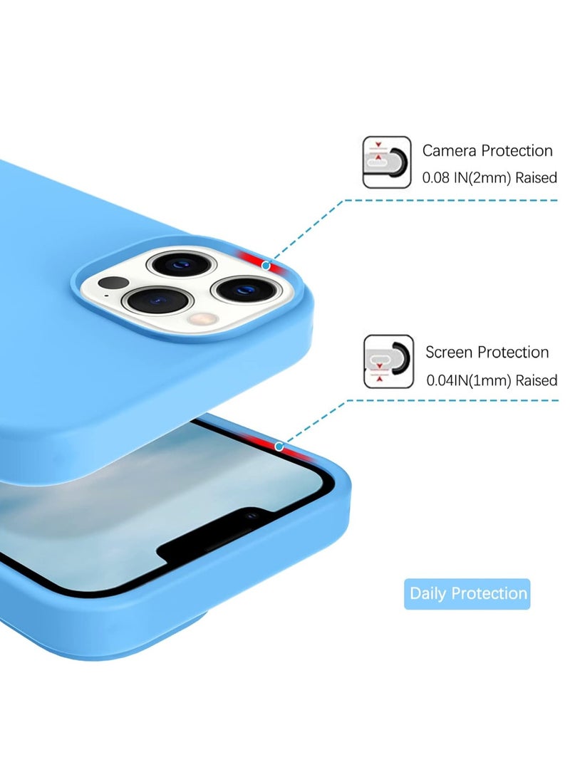 BORTONY iPhone 14 Pro Case Cover Liquid Silicone Anti Scratch Anti Fingerprint Soft Silky Touch Shockproof Protective Cover - Image 3