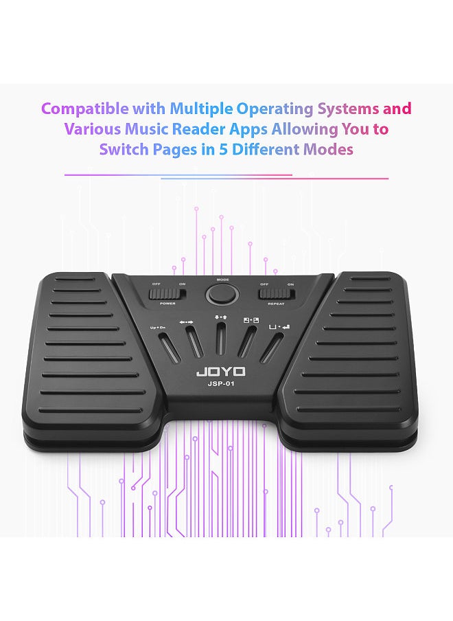 JOYO JOYO Wireless Page Turner Pedal Portable BT Page Music Turner Pedal  - Image 2