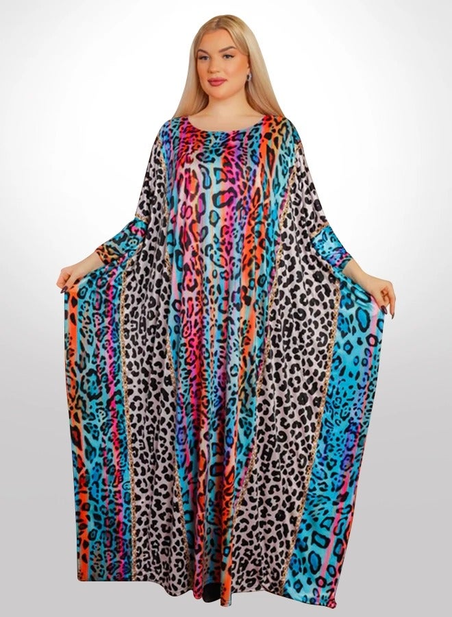 Zmurud Dubai Jersey Jalabiya- Printed  - Image 1