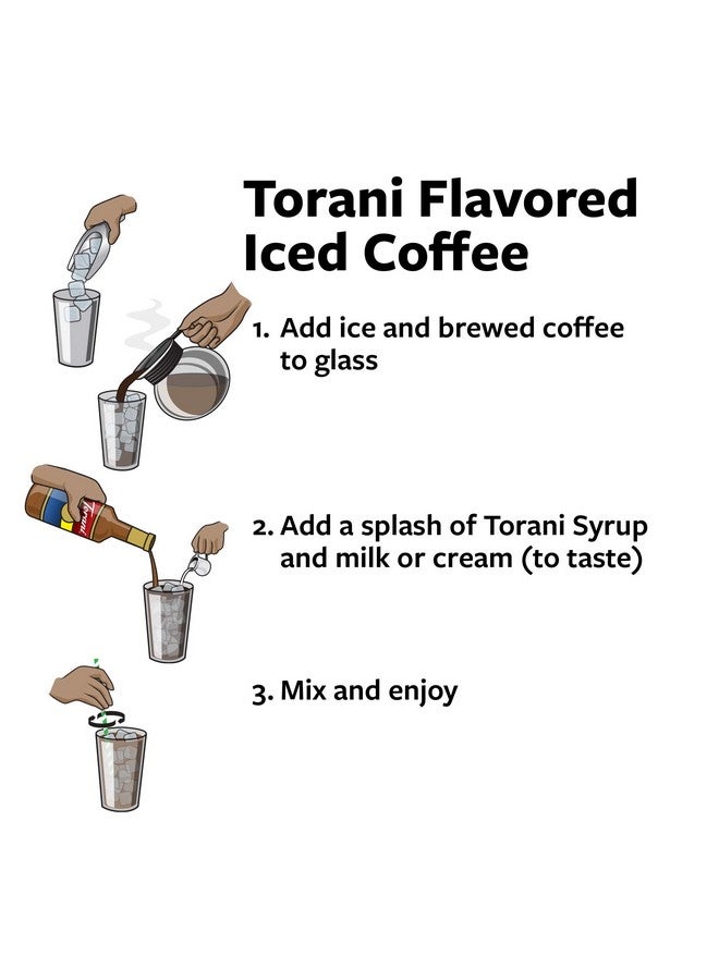 Torani Variety Pack Caramel, French Vanilla, Vanilla & Hazelnut, 25.4 Ounces (Pack of 4) - Image 5