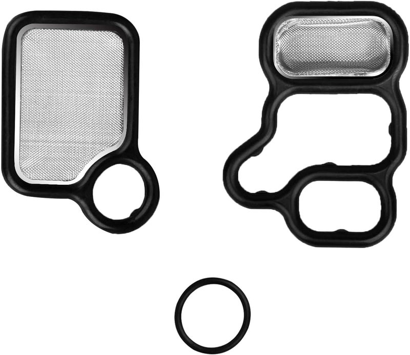NDRUSH VVT Solenoid Gasket Valve Cover Set Compatible with Honda Civic Accord CR-V Element Fit,Acura RSX TSX - Image 1