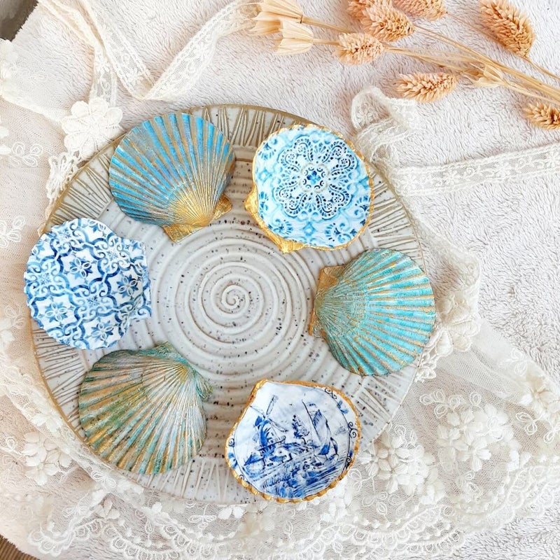 SEAJIAYI 10 PCS Large Scallop Shells 4-5 inch Natural White Scallop Shells from Sea Beach for DIY Craft Decor - Image 5