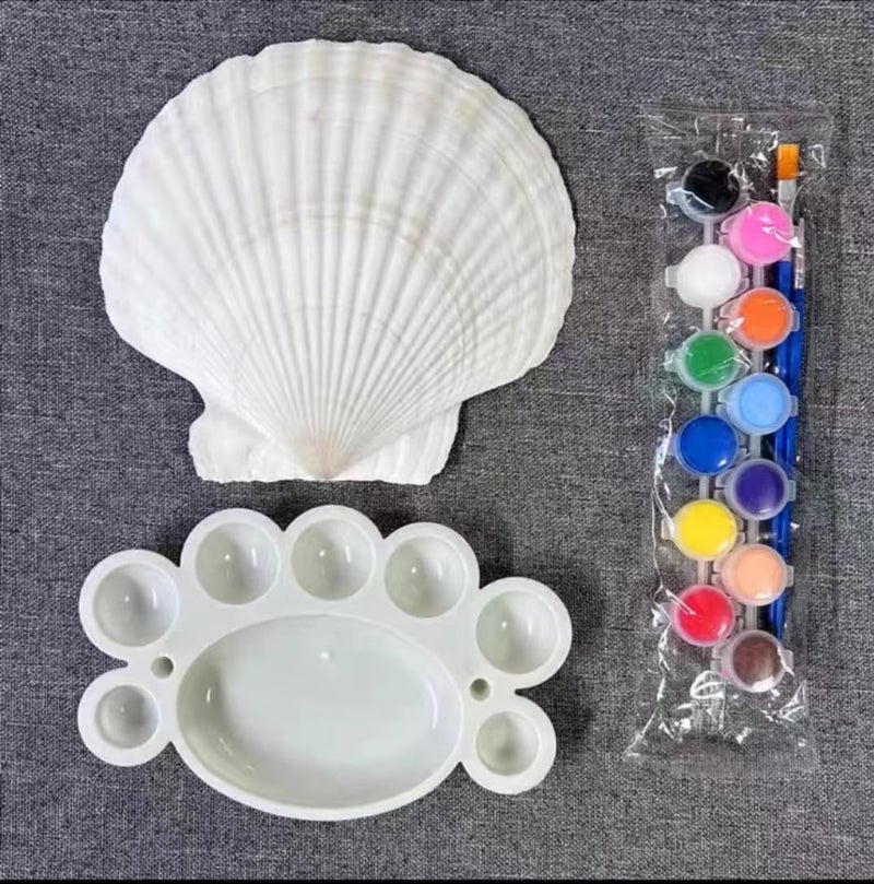 SEAJIAYI 10 PCS Large Scallop Shells 4-5 inch Natural White Scallop Shells from Sea Beach for DIY Craft Decor - Image 2