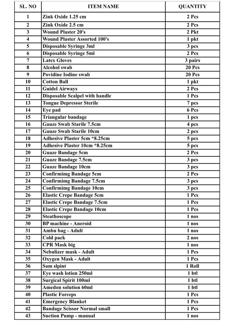 مرقمة مجموعة الإسعافات الأولية من تروما - Image 2