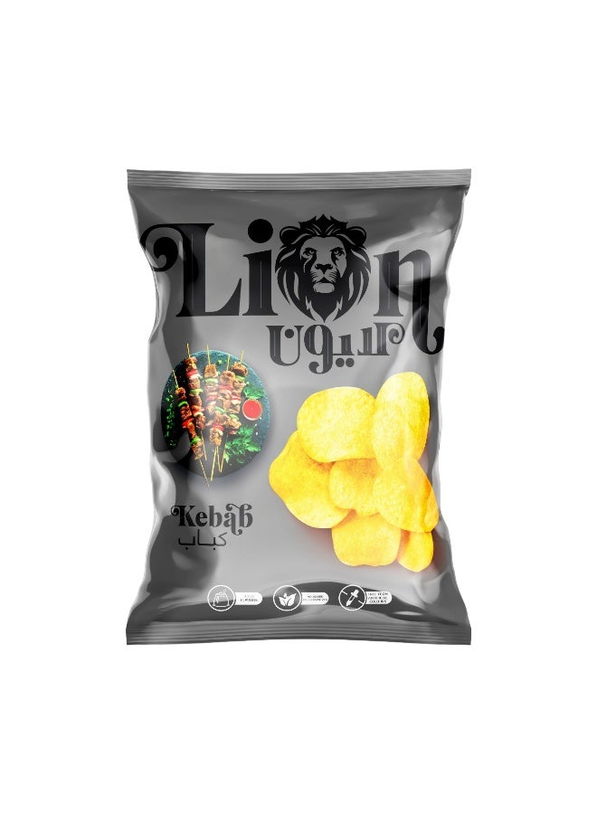 Lion Kebab Potato Chips 80g