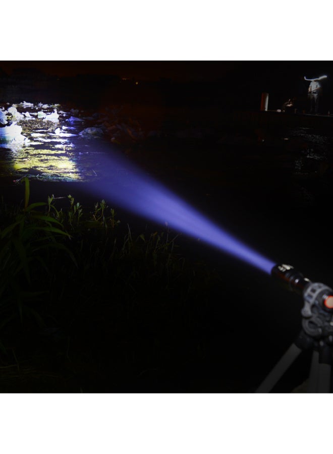 Shenyu High-intensity Rechargeable Led Flashlight, Ultra-bright Long-range Military Searchlight, Outdoor Cycling Home Emergency Light, Specialized - Image 3