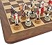 HPL American Revolutionary War Chess Men Set with 17 inch Walnut and Maple Board - Image 2