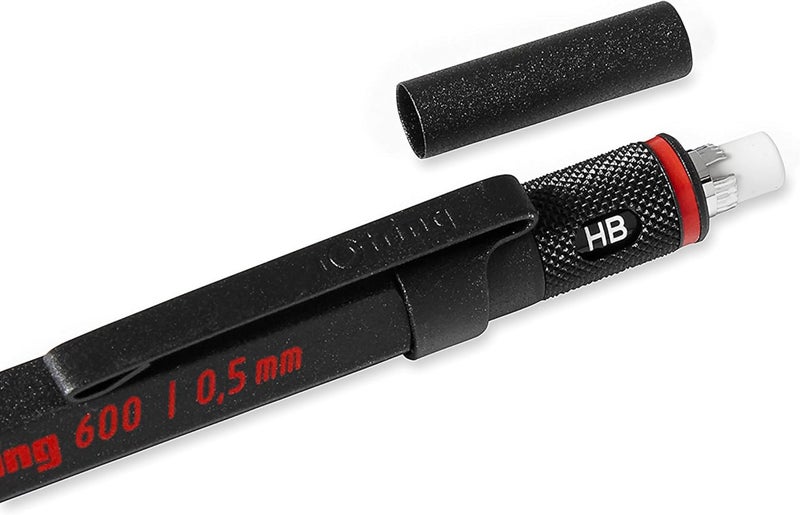 rOtring 600 Mechanical Pencil, 0.5 mm, Black - Image 3